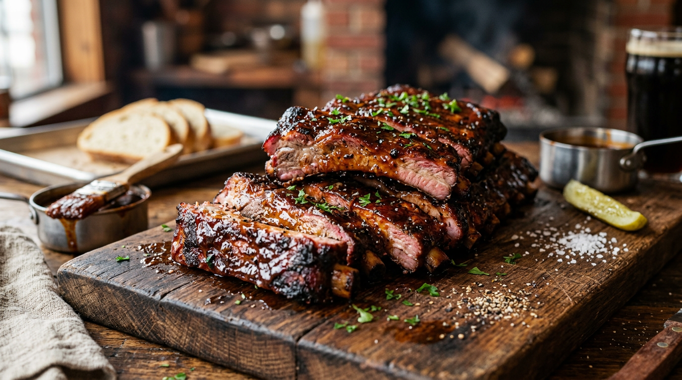 Glazed Sticky Ribs